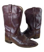 Laredo Cowboy Boots Size 7 D 7D USA Made Burgundy (REPAIRED Flaws) - $29.70