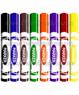 Markers Digital Clip Art for Digital Scap Booking Crafts Scapbooking - £1.40 GBP