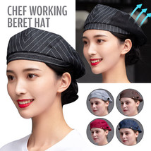 Chef Hat Working Cap Hotel Restaurant Cake Shop Waiter Beret Breathable Hat - £7.33 GBP