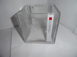 Dunhill Heavy Glass Square Desk Holder - $47.50