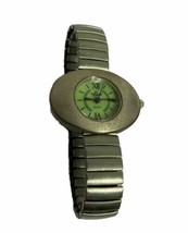 Vintage Vibe Quartz Green Face Ladies Wristwatch  - £7.84 GBP