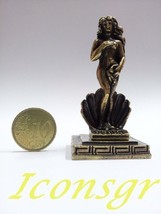 Ancient Greek Zamac Miniature Statue of Afrodite (1117-gold) [Kitchen] - £10.10 GBP