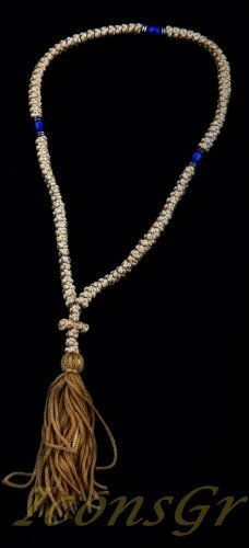 Handmade Blessed Christian Orthodox Greek Komboskoini Prayer Rope 100 Knots P...