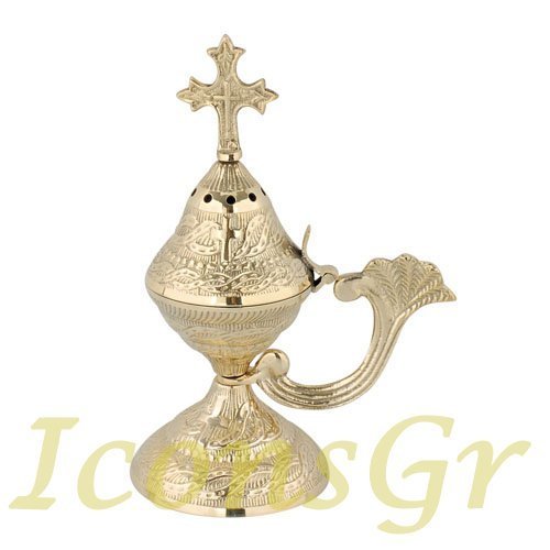 Christian Orthodox Greek Censer (9576-b) [Kitchen] - $57.23