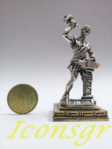 Ancient Greek Zamac Miniature Statue of Hephestus (1665-silver) [Home] - £9.93 GBP