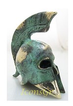 Ancient Greek Bronze Museum Replica of Spartan Officer Helmet (387) [Kitchen] - £19.19 GBP