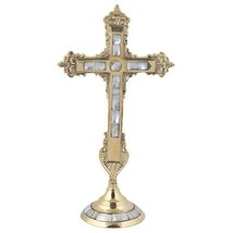 Handmade Christian Greek Orthodox Blessing Cross With Fildisi (79) [Kitchen] - $38.12