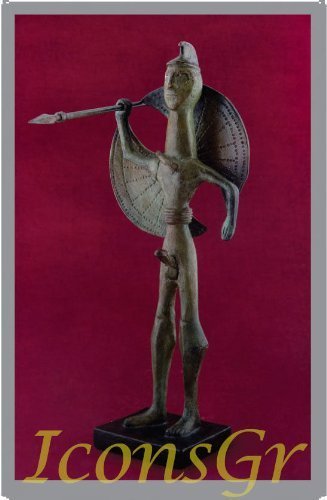 Ancient Greek Bronze Museum Statue Replica of Macedonian Army (1817) [Kitchen] - $153.96