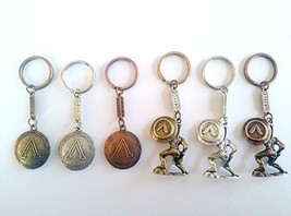 Ancient Greek Spartan King Leonidas with a Shield and Warrior Shield Keyring ... - £23.08 GBP