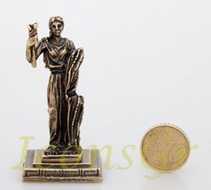 Ancient Greek Zamac Miniature Statue of Dimitra (Gold) [Kitchen] - £10.01 GBP