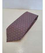 Jos A Bank 100% Silk Blue Apples Self Tie Necktie Executive Collection N... - €13,87 EUR
