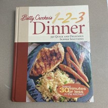 2001 Betty Crocker 1-2-3 DINNER Cook book 350 Quick &amp; Delicious Recipes HB 359pg - £5.30 GBP