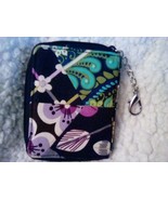 Plum Petals Floral Nightingale Rhythm &amp; Blues Patchwork Small Accordion ... - $266.66 MXN