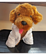 Bush’s Baked Beans Plush Duke Dog Pup Golden Retriever 9” With Lab Coat ... - $13.30