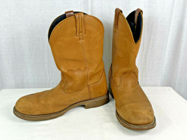 Mens Dan Post Lawton Waterproof Western / Cowboy / Work Boots Brown Size 12 M - £36.39 GBP