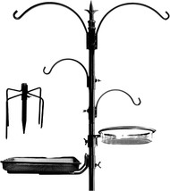 Premium Bird Feeding Station Kit, 22&quot; Wide x 92&quot; Tall (82&quot; Above Ground Height), - £42.36 GBP