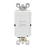 LeX7590-KW 20A-125V SmartLockPro Slim GFCI Blank Face White - $38.30 CAD