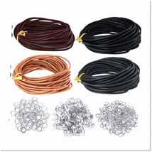 Create Stunning Jewelry with Premium Leather Cord Making Kit - 24 Meters of 2mm - $43.55