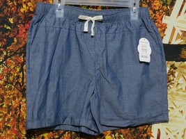 Girl&#39;s Pull On Cuffed Leg Shorts By Wonder Nation / Size XL(14-16) &amp; L(10-12) - £4.39 GBP