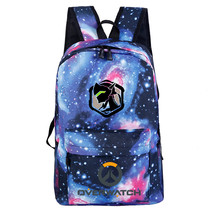 WM Overwatch Backpack Daypack Schoolbag Starry Sky Genji Logo - £18.73 GBP