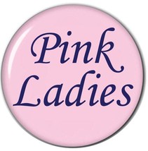 GREASE JAN PINK Ladies Halloween Costume or Cosplay Name Badge Tag magnet Fasten - £15.12 GBP