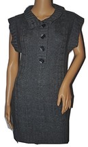 Pink Republic Women&#39;s Sweater Tunic Dress Large Gray - £19.46 GBP