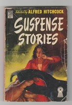 Suspense Stories Hitchcock 1949 1st book printing Dell Mapback - £9.49 GBP