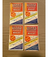1940&#39;s 4 Luckies Popped Wheat Rogers Silverware Coupons *Pre-Owned w/Wea... - €11,20 EUR