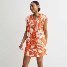 Women&#39;s Sonoma Goods For Life® Flutter Sleeve Pintuck Dress, Size: Large... - $19.99