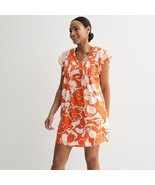 Women&#39;s Sonoma Goods For Life® Flutter Sleeve Pintuck Dress, Size: Large... - $366.58 MXN