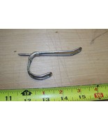 antique nickel/chrome  plate bathroom wire  utility hook - £6.71 GBP