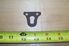Antique iron/steel keyhole escutcheon plate trim cover - £11.80 GBP