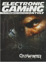 Electronic Gaming Monthly Cold Winter Double Sided Advertisement and Poster 2005 - £15.95 GBP