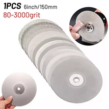 6inch 150mm 80-3000 Grit  Asive Disc Polishing Asive Grinding Wheel Oate... - $48.79