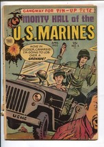 Monty Hall Of The US Marines #5 1952-Toby-Pin-up Section-Korean War stories-G+ - $52.62