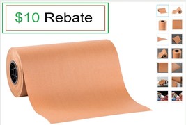 15&quot; x 700&#39; 40 lb. Peach Treated Butcher Paper Roll BEST PRICE FREE FedEx - £35.29 GBP