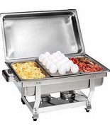 1/3 Size CHAFER PAN 3 PACK CATERING HOTEL CHAFING DISH ONE THIRD SIZE PANS - $836.21 MXN