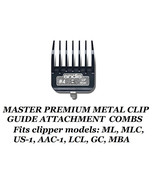 Andis #4–1/2&quot;13mm PREMIUM METAL CLIP GUIDE COMB*Fit ML MASTER,Fade,USPro... - €3,44 EUR
