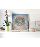 Seashell Painting Mandala Wall Decor Mandala Seashell Painting, Mosaic M... - $170.00