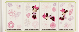 Disney Baby Minnie Butterfly Dreams Wall Decals 4 Sheets 18 X 10 Inches New - £12.53 GBP