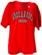 Tampa Bay Buccaneers NFL Red Text T-Shirt Adult Men&#39;s Big &amp; Tall XXL 2XL - £19.65 GBP