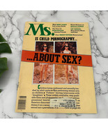Ms Vintage Magazine August 1977 Child Cover Controversial Ads Prop - $540.93 MXN