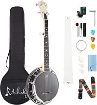 Mulucky 5 String Banjo Mini, 28 Inch Travel Banjo With Remo Head,, B803. - £165.82 GBP