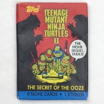 1991 Topps Teenage Mutant Ninja Turtles 2 The Secret Of The Ooze Movie Cards Wax - £7.82 GBP