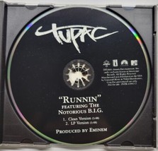 Runnin&#39; Tupac Featuring The Notorious B.I.G. Clean &amp; LP Version (CD Single 2005) - £7.81 GBP