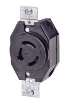 Leviton 7310-B 20 Amp, 125/250 Volt, Flush Mounting Locking Receptacle, - $27.00