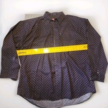 Vintage Chap’s Mens Blue Red Checkered Buttondown Long Sleeve Shirt XL - $19.43