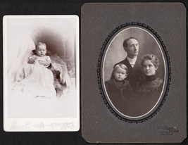 Rev. Harry J. Johnston, Wife Edwina Smith, Son Edward Wilde (2) Photos #1 - £27.14 GBP