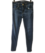 American Eagle  Womens Jegging Jeans  Size 4 Reg Blue Cotton Blend Super... - $13.88
