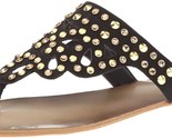 Not Rated Women&#39;s Black Studded Make It Rain Sandals - $24.95